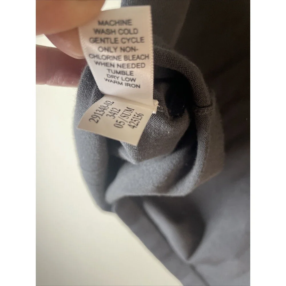Vintage Banana Republic Men’s Polo Short Gray Pima Cotton Size M